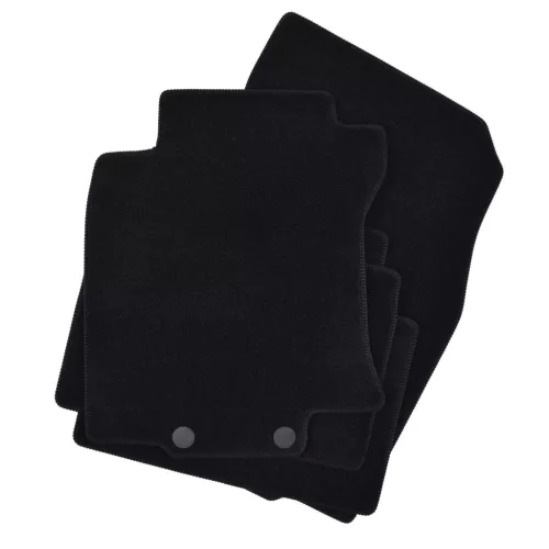 EgriAuto covoraș textil din pluș negru NISSAN X-Trail 2014-2016 4 buc.