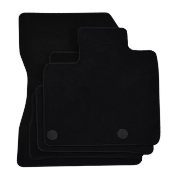   EgriAuto covoraș textil din pluș negru NISSAN Qashqai 2021-mai înalt 4 buc.