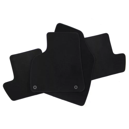 EgriAuto covoraș textil din pluș negru PEUGEOT 3008 2009-2016 4 buc.
