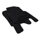 EgriAuto covoraș textil pluș negru Subaru Forester 2013-2018 4 buc.