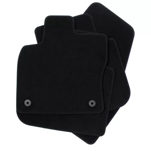 EgriAuto covoraș textil din pluș negru SKODA Kodiaq 2017-2023 4 buc.
