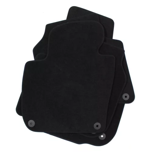EgriAuto covoraș textil din pluș negru SKODA Superb II 2008-2014 4 buc.