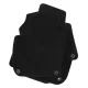 EgriAuto covoraș textil din pluș negru SKODA Superb II 2008-2014 4 buc.