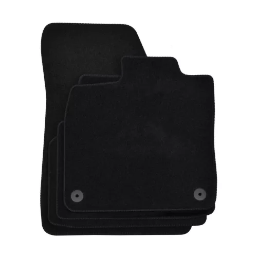 EgriAuto covoraș textil din pluș negru SKODA Enyaq 2021- mai înalt 4 buc.