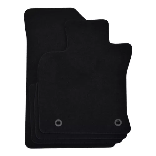 EgriAuto covoraș textil pluș negru TOYOTA Camry 2019- mai înalt 4 buc.