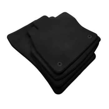   EgriAuto covoraș textil din pluș negru VW Passat B8 2015- mai înalt 4 buc.