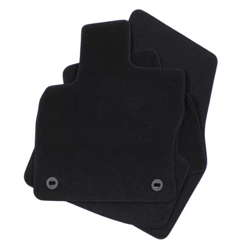 EgriAuto covoraș textil pluș negru VW Tiguan 2016-2024 4 buc.