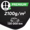 EgriAuto covorașe textile din pluș negru Volkswagen ID.3 2020-mai înalt 4 buc