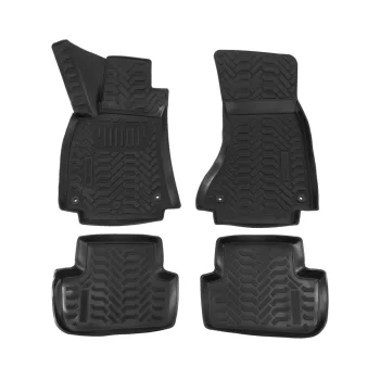   EgriAuto covoare auto premium 3D cu prindere Audi A4 B8 03/2008-2014 4 buc.
