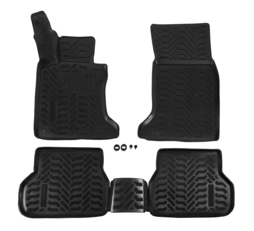 EgriAuto 3D covorașe de cauciuc premium cu capse Bmw 5 Series (E60/E61) 2003-2010
