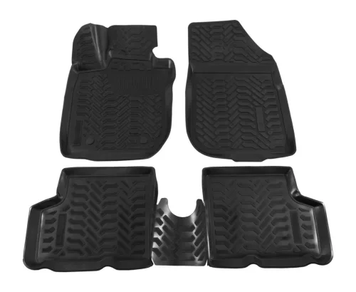 EgriAuto 3D covorașe de cauciuc premium cu capse Logan 2004-2011