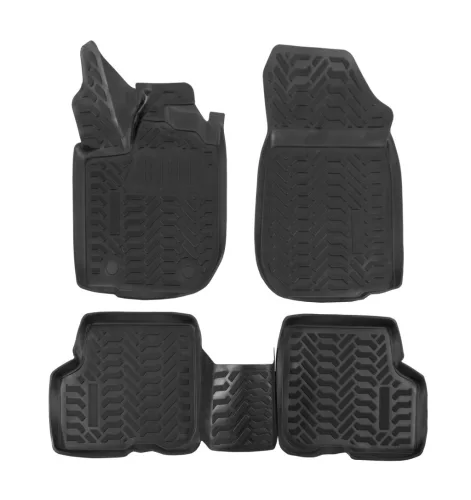 EgriAuto 3D covorașe de cauciuc premium cu capse Dacia Sandero II Stepway 2012-2020
