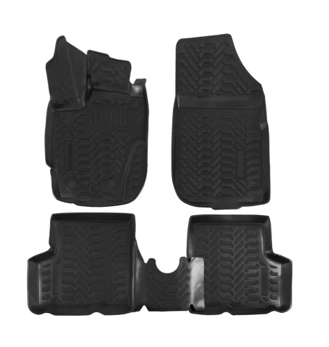 EgriAuto 3D covorașe de cauciuc premium cu capse Dacia Duster mk2 2014-2017