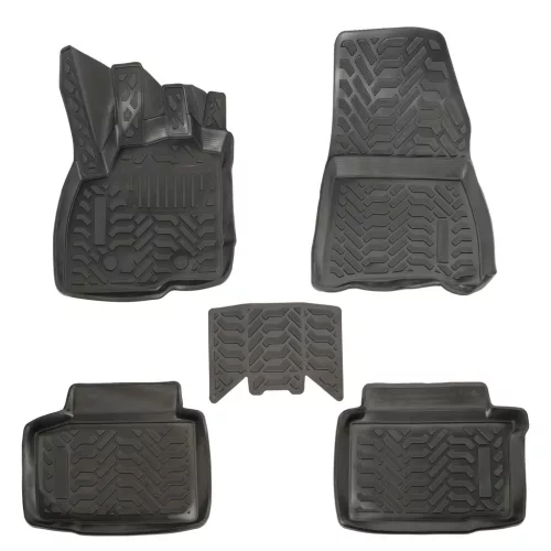 EgriAuto 3D covorașe de cauciuc premium cu capse Duster 3 2024- 4x4 5 buc