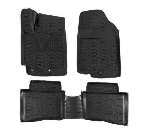 EgriAuto 3D covorașe de cauciuc premium cu capse Kia RIO 2011-2017