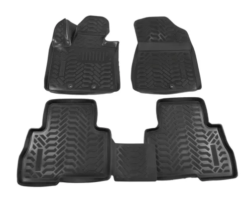 EgriAuto 3D covorașe de cauciuc premium cu capse Kia Sorento 2012-2015