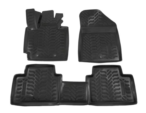 EgriAuto 3D covorașe de cauciuc premium cu capse Kia Soul 2013-2019