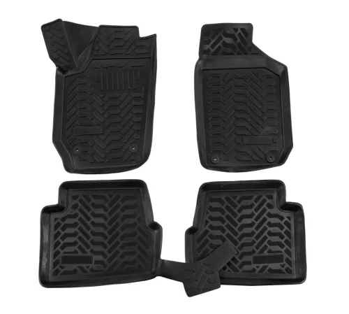 EgriAuto 3D covorașe de cauciuc premium cu capse Skoda Fabia II 2007-2014