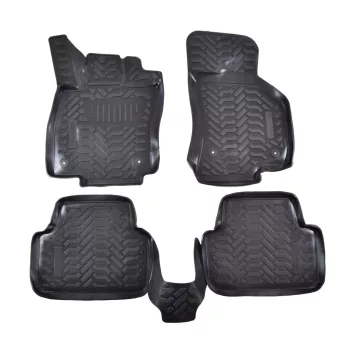   EgriAuto 3D covorașe de cauciuc premium cu capse Skoda Octavia III 2004-2013