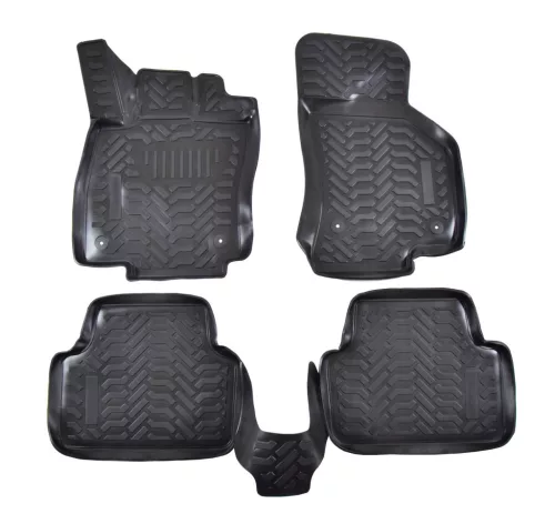 EgriAuto 3D covorașe de cauciuc premium cu capse Skoda Octavia III 2004-2013