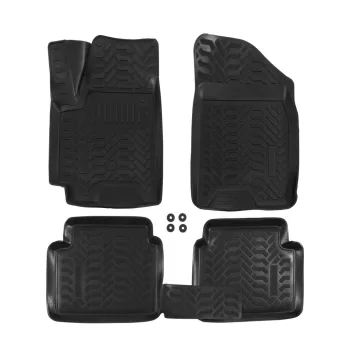   EgriAuto 3D covorașe de cauciuc premium cu capse Ssangyong Rexton III 2012-2017
