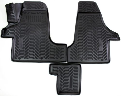 EgriAuto covoare auto 3D premium cu prindere VOLKSWAGEN Transporter T5 Multikombi 2003- 2 buc.