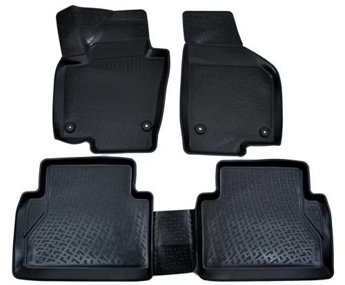 EgriAuto 3D covorașe de cauciuc premium cu capse Volkswagen Sharan II 2010-