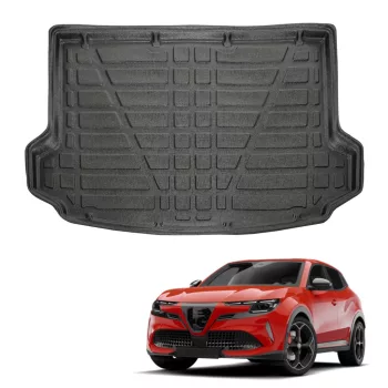   EgriAuto covorașe negre antiderapante pentru portbagaj Alfa Romeo Junior 2024- (portbagaj superior, benzin/elektric)