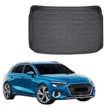   EgriAuto negre antiderapant ovorașe pentru portbagaj Audi A3 Sportback 8Y 2021-