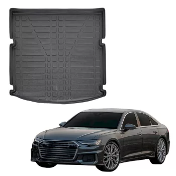   EgriAuto negre antiderapant ovorașe pentru portbagaj Audi A6 C8 Sedan 2018-