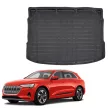 EgriAuto tavă de portbagaj neagră antiderapantă Audi E-Tron 5D Electric 2021- 5-személyes