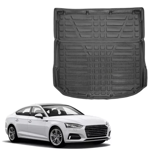 EgriAuto tavă de portbagaj neagră antiderapantă Audi A5 Sedan 2024-