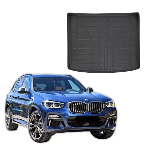 EgriAuto tavă de portbagaj neagră antiderapantă Bmw X3 G01 2017-2023