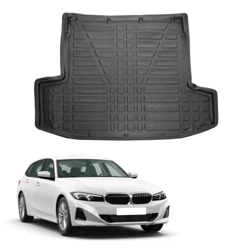 EgriAuto tavă de portbagaj neagră antiderapantă BMW 3 G21 break 2019-