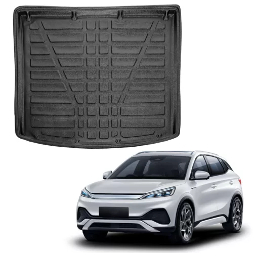 EgriAuto tavă de portbagaj neagră antiderapantă BYD Atto 3 2024- (superior suport)
