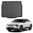 EgriAuto tavă de portbagaj neagră antiderapantă Citroen E-C4 2022- (inferior nivel)
