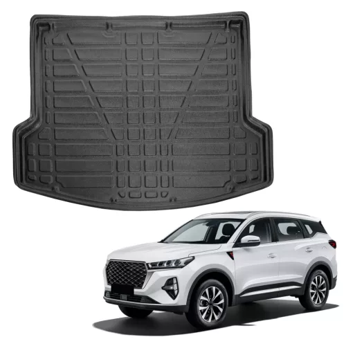 EgriAuto tavă de portbagaj neagră antiderapantă Cherry Tiggo 7 PRO 7- személyes 2024-/Jaecoo 7 4X4 2024-