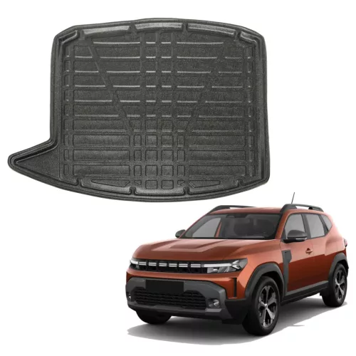 EgriAuto tavă de portbagaj neagră antiderapantă Dacia Duster 4x2 Benzină-2024-