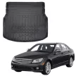 EgriAuto tavă de portbagaj neagră antiderapantă Mercedes-Benz class C W204 sedan 2007-2014