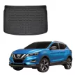 EgriAuto tavă de portbagaj neagră antiderapantă Nissan Qashqai 2020-