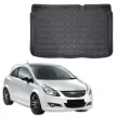 EgriAuto tavă de portbagaj neagră antiderapantă Opel Corsa D/E 2006-2019