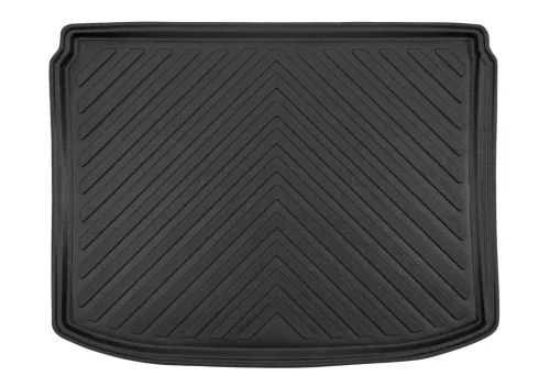 EgriAuto tavă de portbagaj neagră antiderapantă Peugeot 307 2001-2007/308 Hatchback 2007-2013