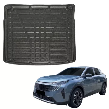   EgriAuto covorașe negre antiderapante pentru portbagaj PEUGEOT 3008 Crossover 3 2024- (nivel inferior)