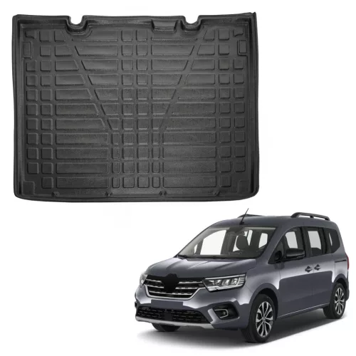 EgriAuto tavă de portbagaj neagră antiderapantă Renault Kangoo 2024- (vasalható csomagtér)