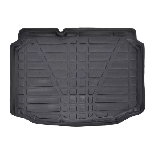 EgriAuto tavă de portbagaj neagră antiderapantă Seat Leon II Hatchback 2013-2020