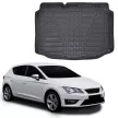 EgriAuto tavă de portbagaj neagră antiderapantă Seat Leon II Hatchback 2013-2020