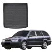 EgriAuto tavă de portbagaj neagră antiderapantă Skoda OCTAVIA I break 1997-2005