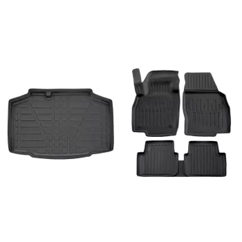   Covorașe de cauciuc premium și tavă de portbagaj Skoda Kamiq cu 5 uși 2019- (egriauto_TLSK306_3DSRMSK508_1)