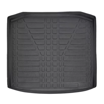   EgriAuto tavă de portbagaj neagră antiderapantă Skoda Octavia IV 4d Sedan/Break Fix cu podea 2021-