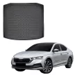 EgriAuto tavă de portbagaj neagră antiderapantă Skoda Octavia IV 4d Sedan/Break Fix cu podea 2021-